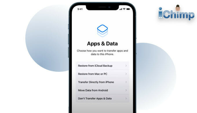 iPhone restore from iCloud backup